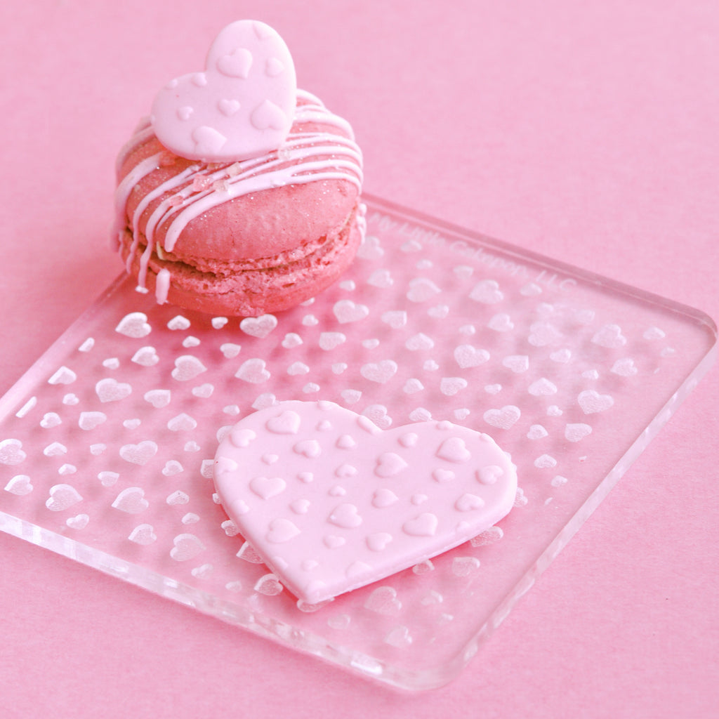 Patterned Pop-Up Tile, Hearts