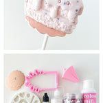 Frosting Drip Cookie Cutter - (for Slice of Cake)