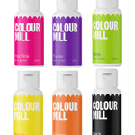 6 Pack Oil Based Coloring (20ml bottles) Halloween 1