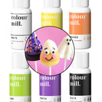 Confezione da 6 colori a base di olio (flaconi da 20 ml) Halloween Basic