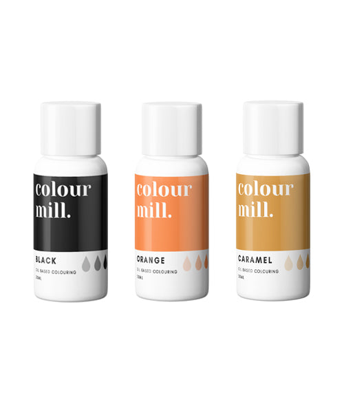 Trio di Halloween da colorare a base di olio 1