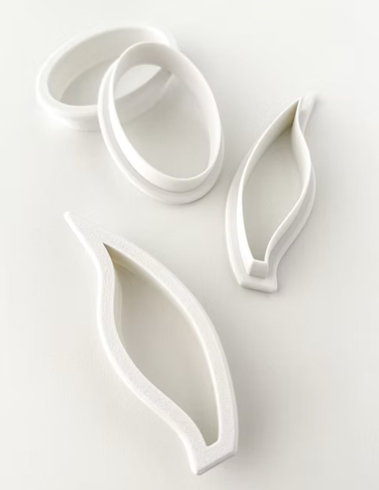 Tulip Petal & Leaf 3D Cutters