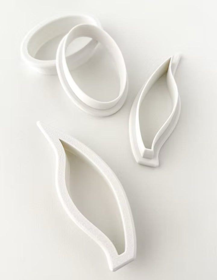 Tulip Petal &amp; Leaf 3D Cutters