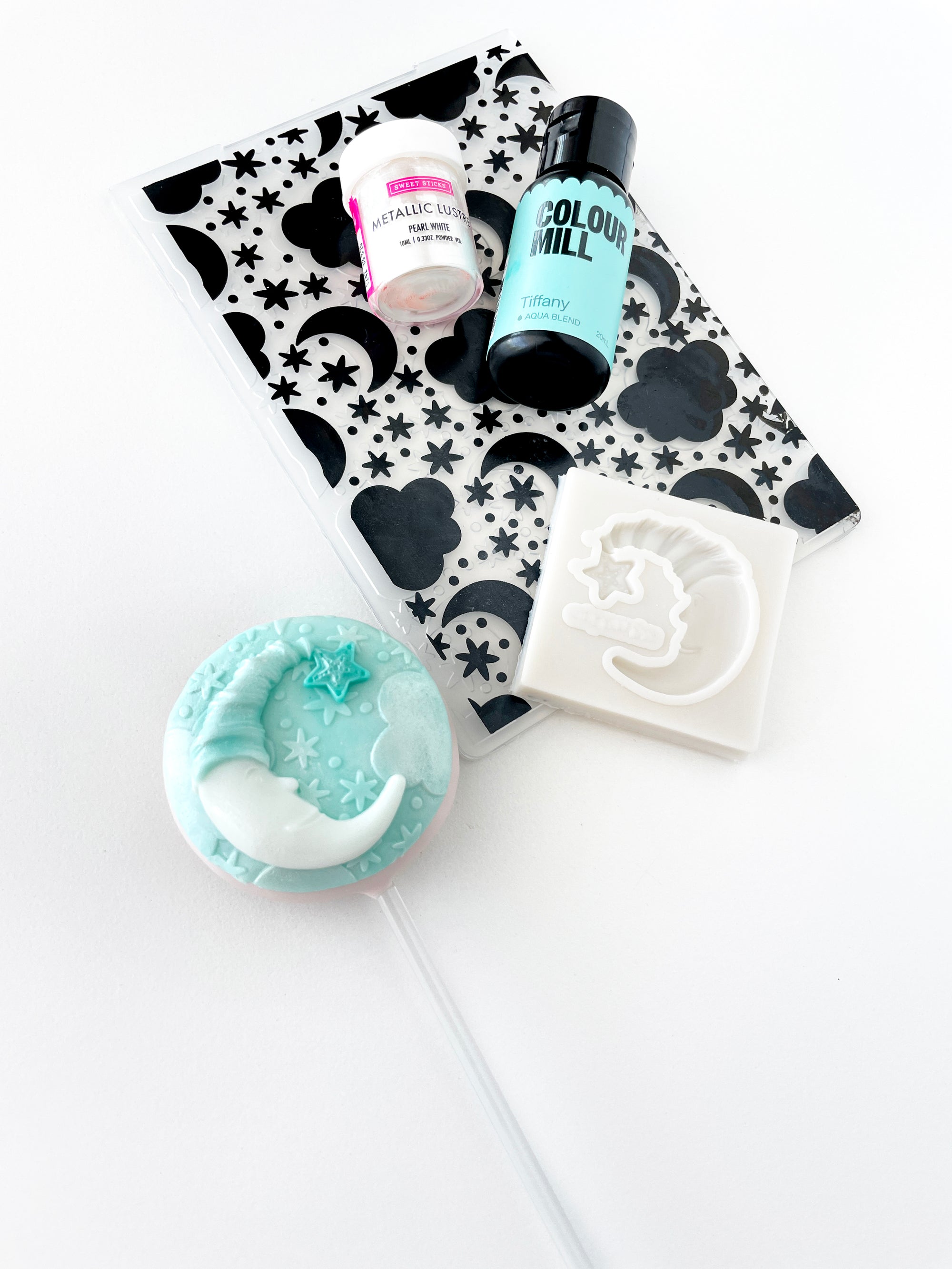 Plastic Folder Embosser, Moon and Stars