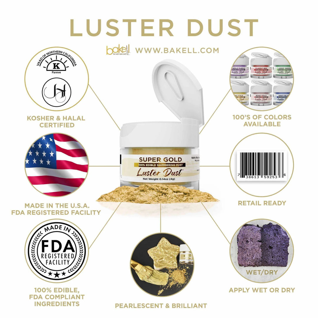 Super Gold Luster Dust (4g)