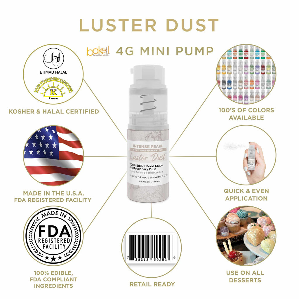 Intense Pearl Luster Dust (4g Mini Pump)