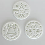 Christmas Messages Embosser Set (8pc)