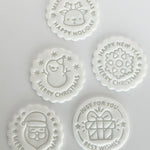 Christmas Messages Embosser Set (8pc)