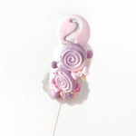 Cake Pop Boards, bordo smerlato (50 pezzi), bianco