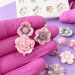 Bloemenfondantmal, stijl 1