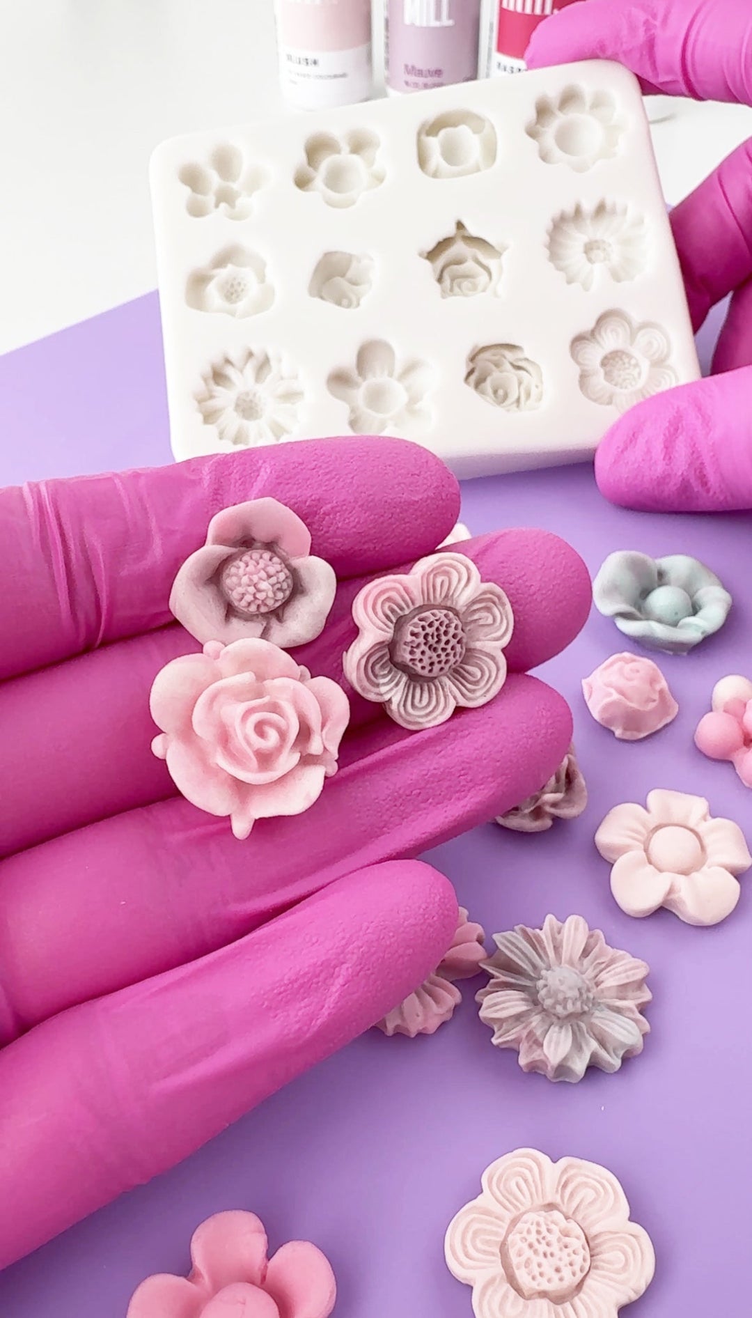 Floral Fondant Mold, Style 1