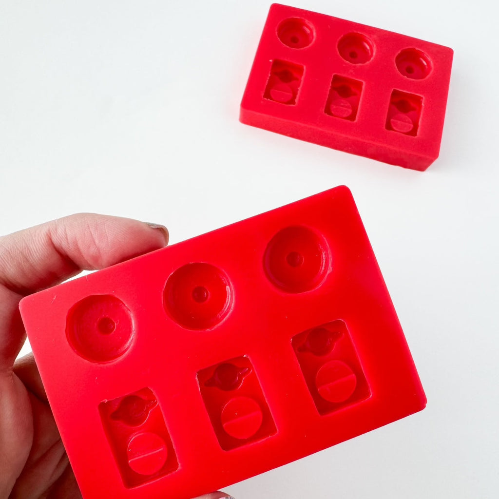 Molde para perillas de dispensador de chicles
