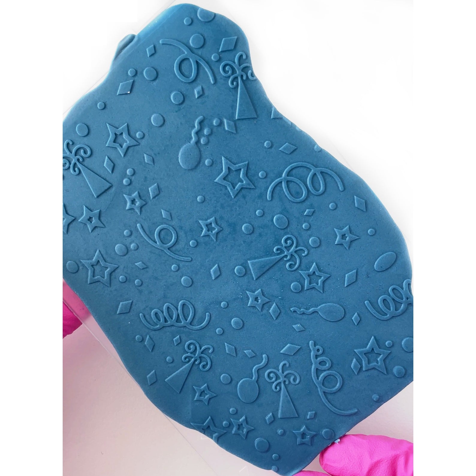 Goffratura della cartella di plastica, cappello del partito