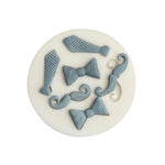 Stampo per baffi, papillon e cravatta