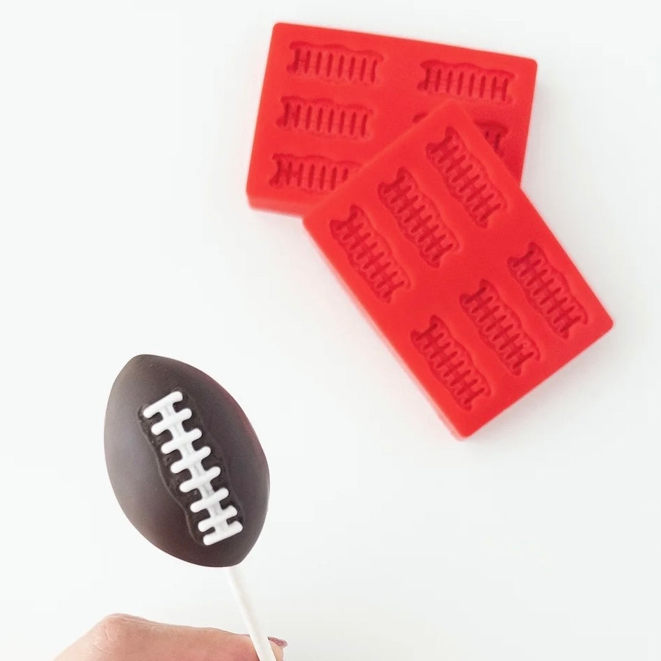 Football Laces Fondant Mold