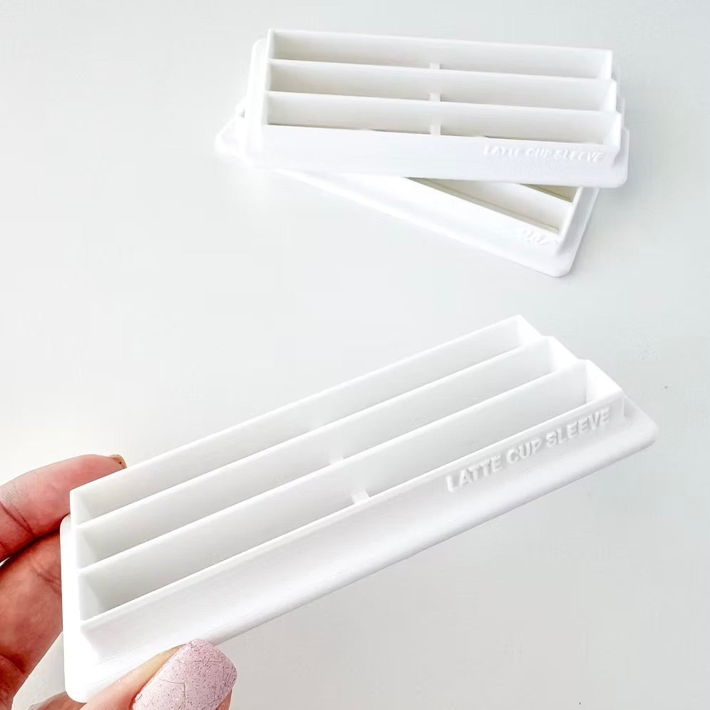 Coffee Sleeve Cutter for Latte &amp; Frappe Cup Mold