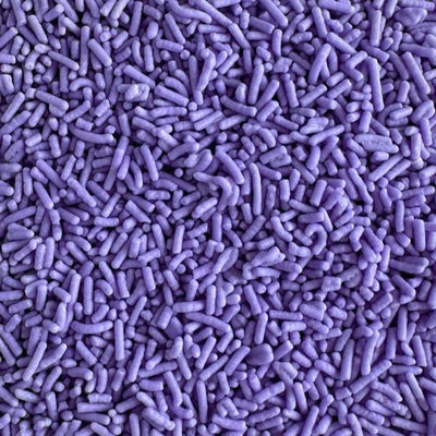 NATURAL PURPLE CRUNCHY SPRINKLES (VEGAN) (3.2oz, 4oz Volume)