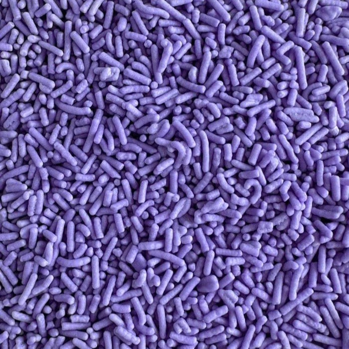 NATURAL PURPLE CRUNCHY SPRINKLES (VEGAN) (3.2oz, 4oz Volume)