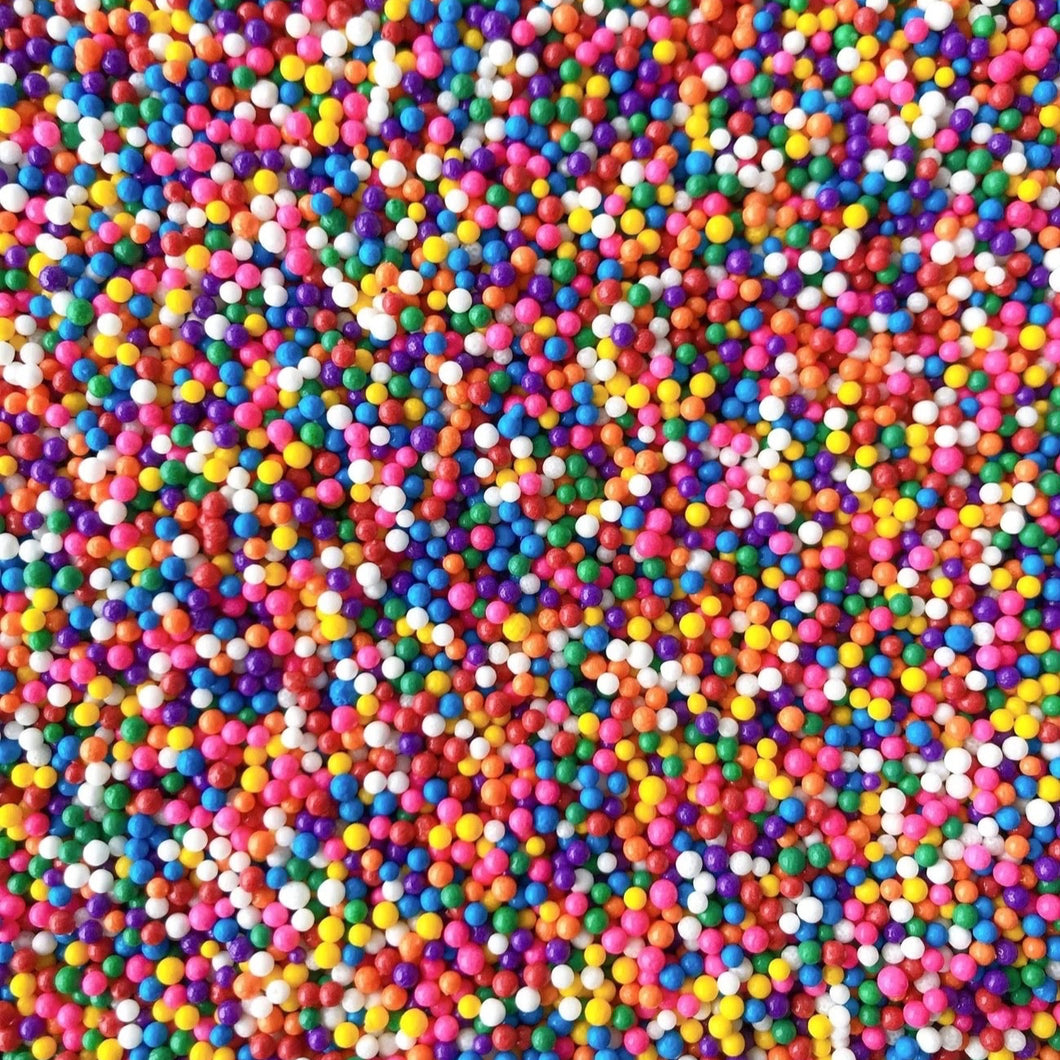 RAINBOW NONPAREILS, VEGAN 3.7 oz bottle (4oz bottle)