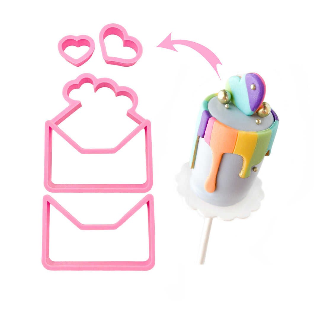 Love Letter Cookie Cutter Set