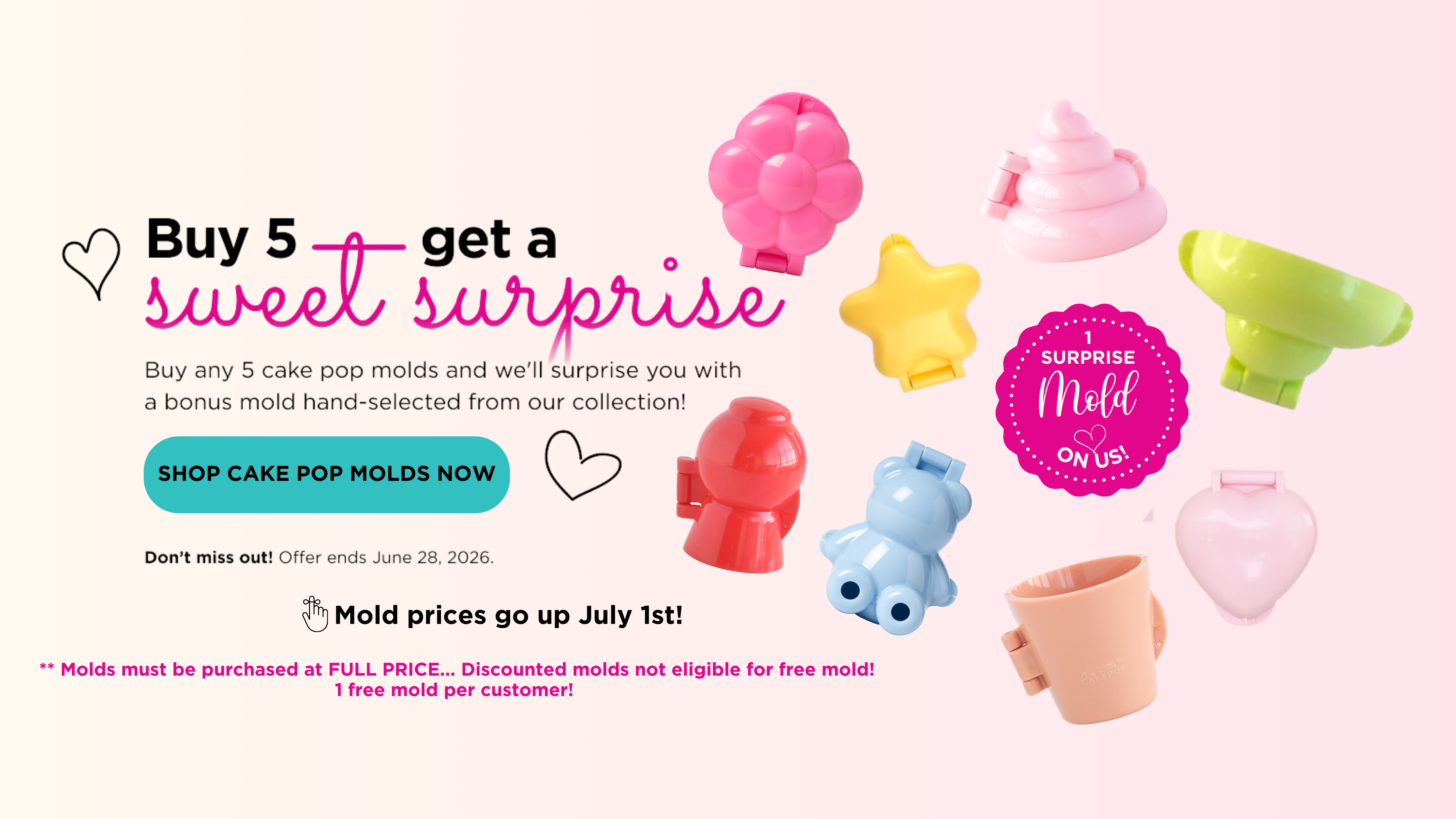 MLC Mystery Mold Weekend My Little Cakepop