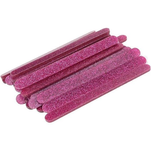 Pink Glitter Shiny Popsicle Sticks (12CT)
