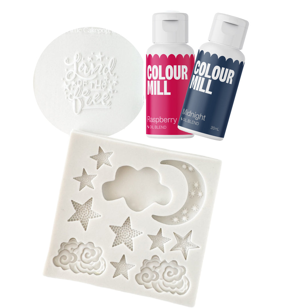 Moon, Clouds, and Stars Mold