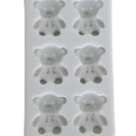 Fuzzy Sitting Teddy Bear (6 holtes)