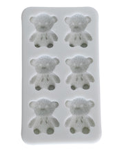 Load image into Gallery viewer, Fuzzy Sitting Teddy Bear (6 Cavity)

