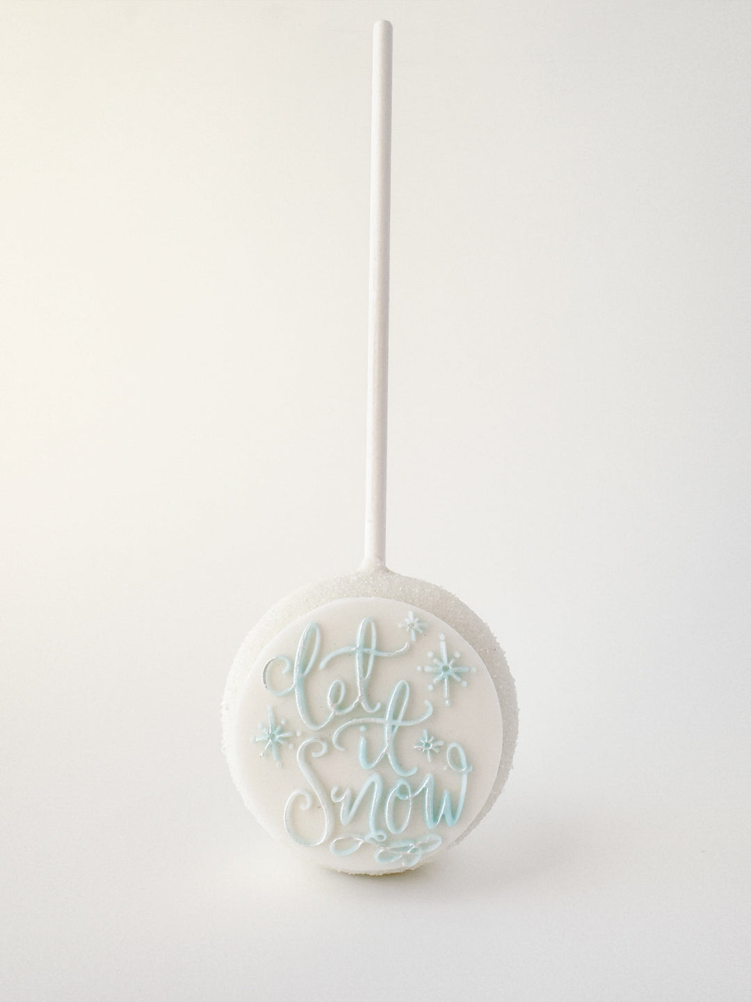 Pop Up Message, Let It Snow w. Snowflakes