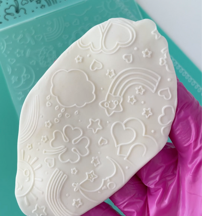 Plastic Folder Embosser, Rainbow Love
