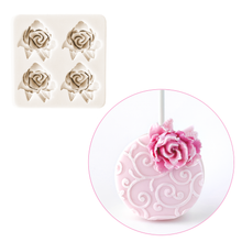 Load image into Gallery viewer, Ruffled Rose (4 Cavity)
