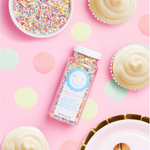 NATURAL RAINBOW CRUNCHY SPRINKLES (PLANT BASED) (3.2oz, 4oz Volume)