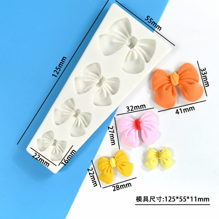 4 Cavity Double Bow, 4 Sizes