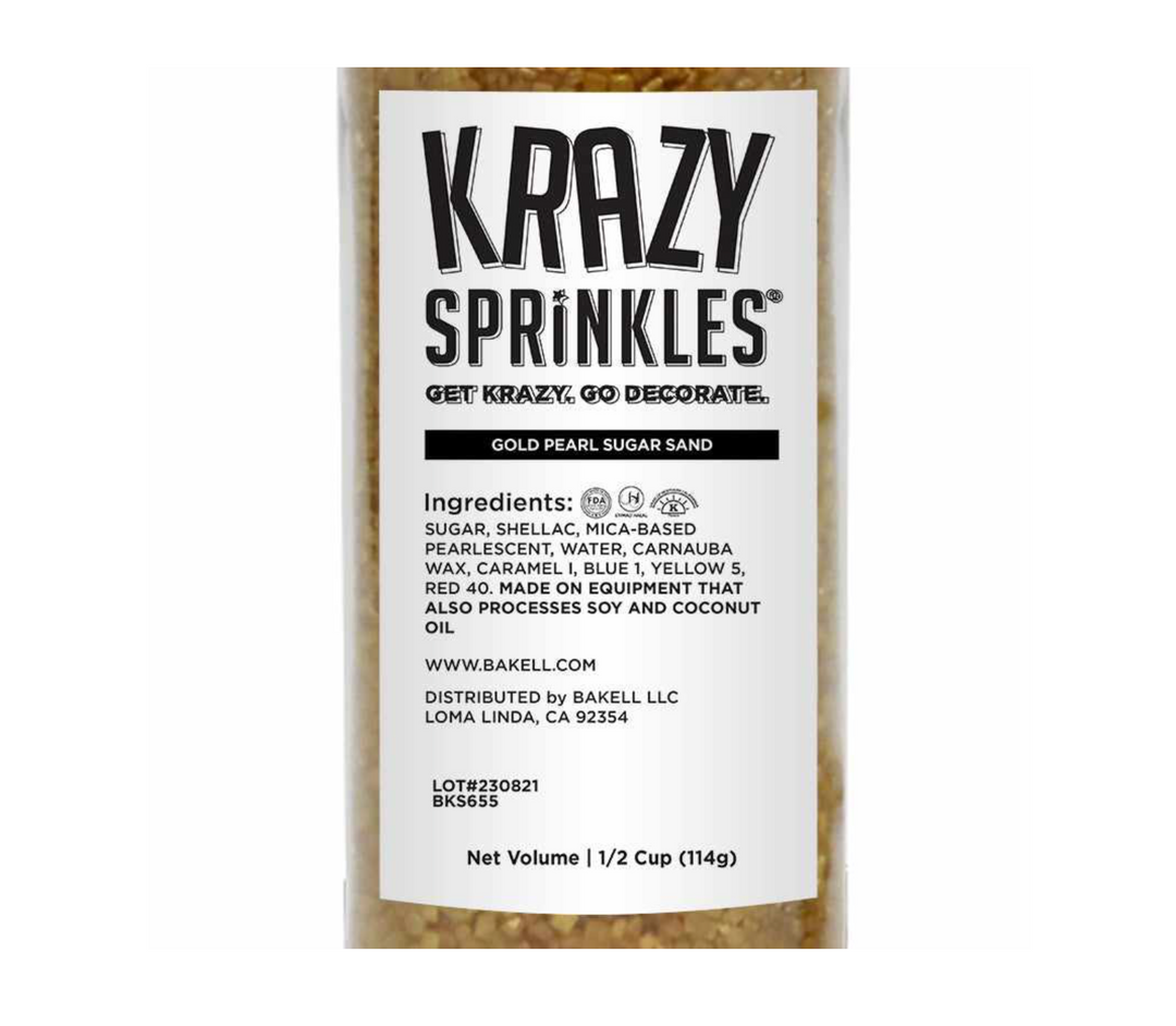 Gold Pearl Sugar Sand (114g)