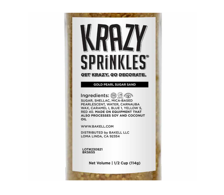 Gold Pearl Sugar Sand (114g)