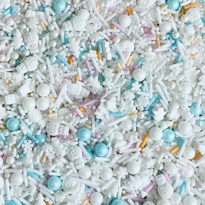 Sugared Snowman Sprinkle Medley (3.5oz, 4oz Volume)
