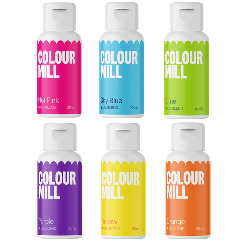 Vibrant Oil Color, 6 pack (20ml)