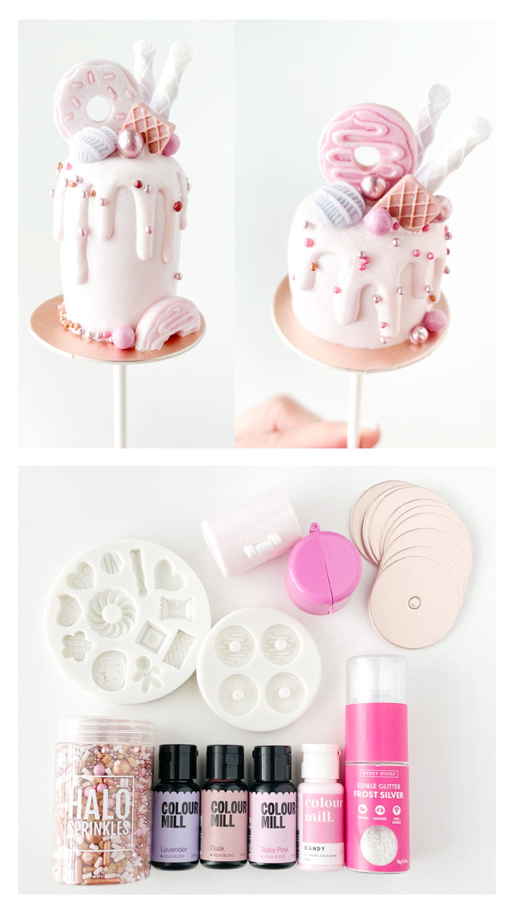 Donut Fondant Mold, 4 Cavity
