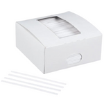 Cake Pop White Twisty Ties