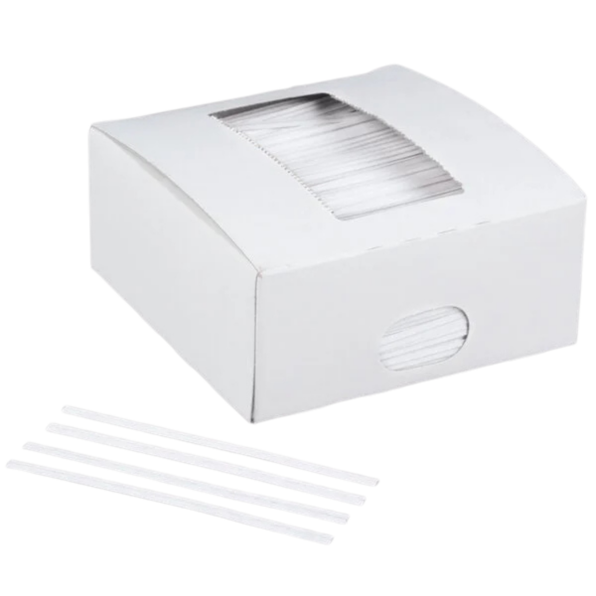 Cake Pop White Twisty Ties