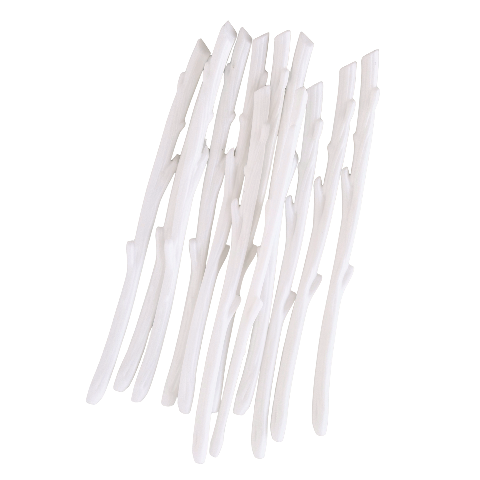 White Branch Sticks (Plastic) (12ct)