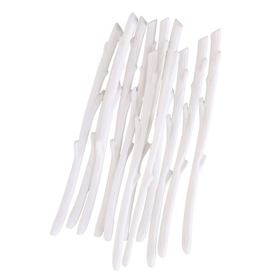 White Branch Sticks (Plastic) (12ct)