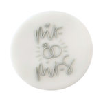 Pop Up Message, Mr. and Mrs. w. Small Rings