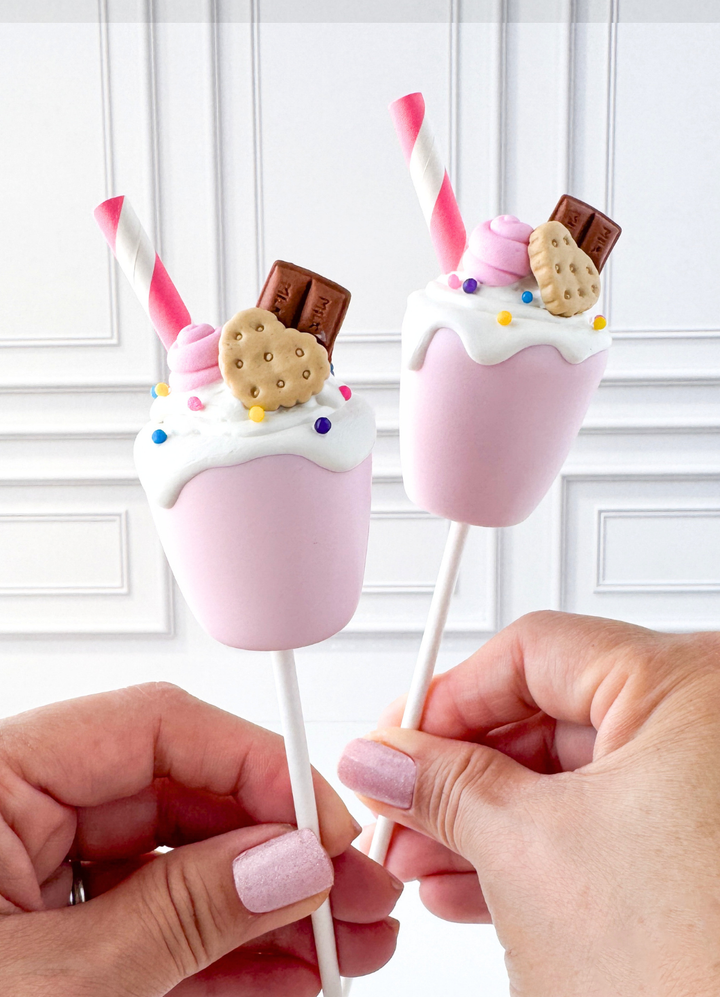 Pink Striped Paper Straws  (Pack of 24)