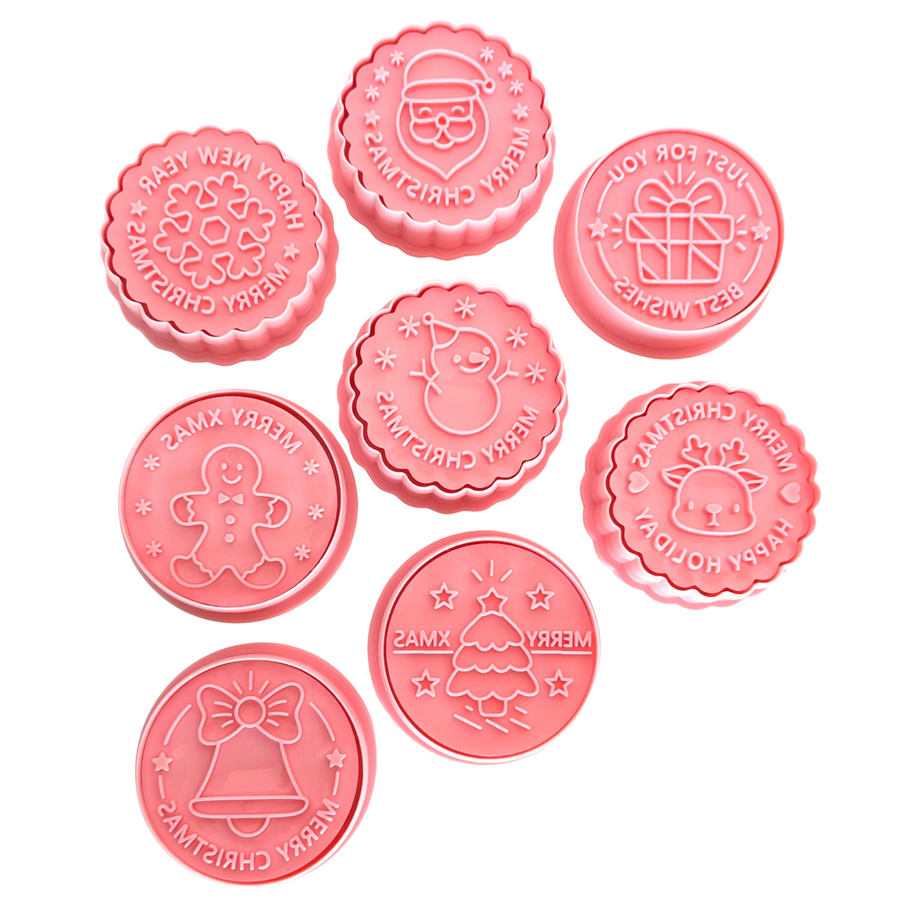 Christmas Fun Embosser (8 pieces)