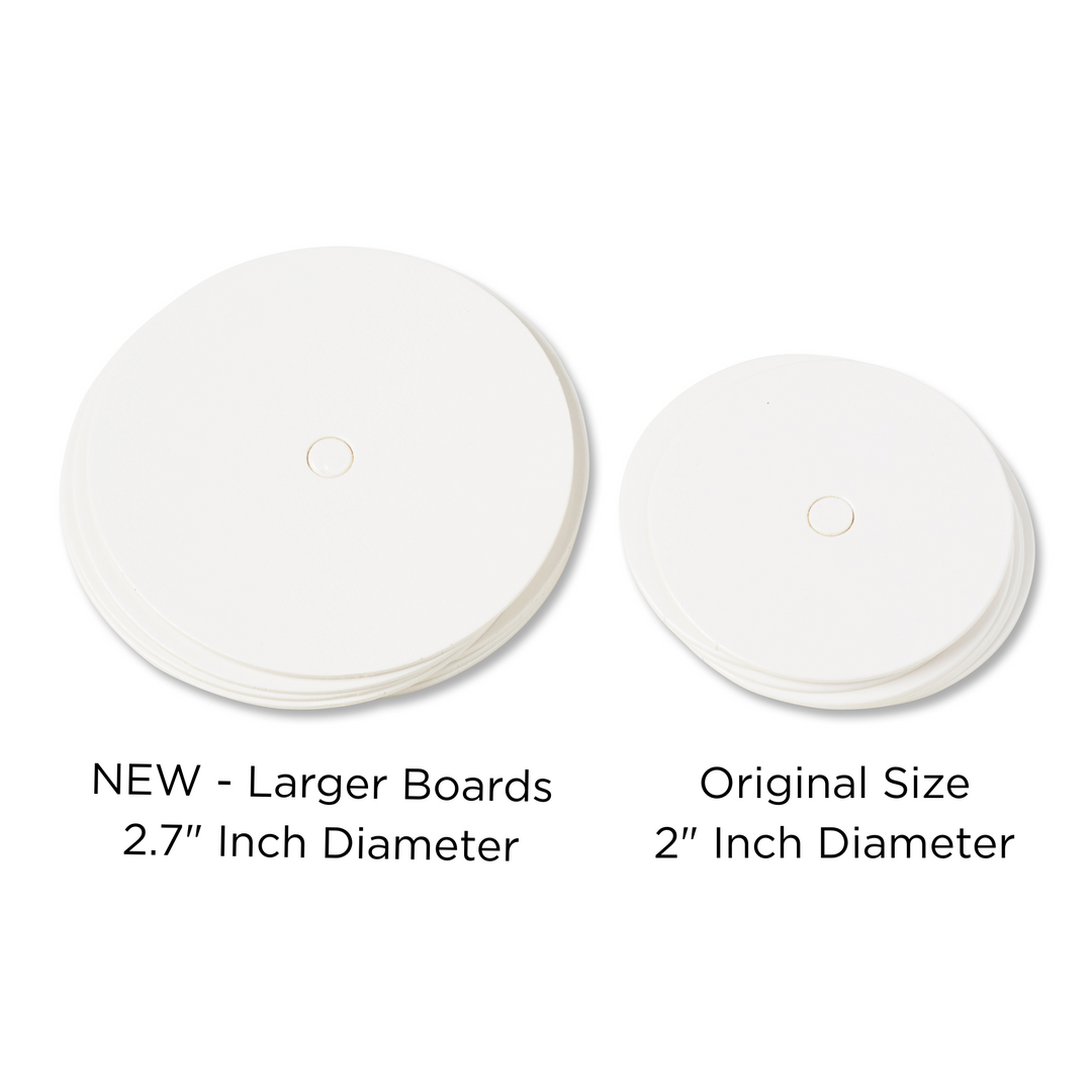 Cake Pop Boards, Straight Edge (50pcs), (White, Large)