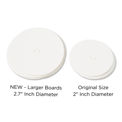 Cake Pop Boards, Straight Edge (50pcs), (White, Large)