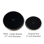 LARGE Cake Pop Boards, Straight Edge (50pcs), Matte Black