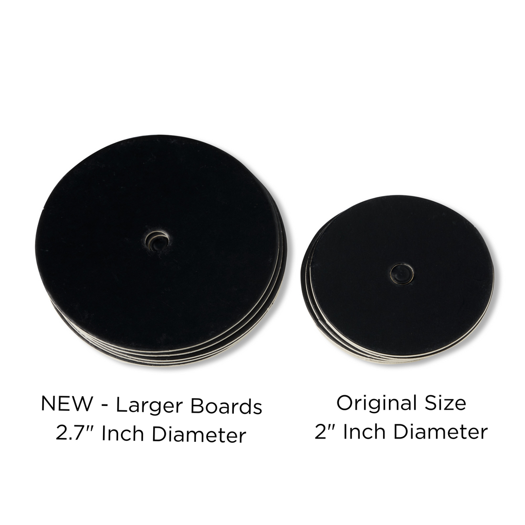 LARGE Cake Pop Boards, Straight Edge (50pcs), Matte Black